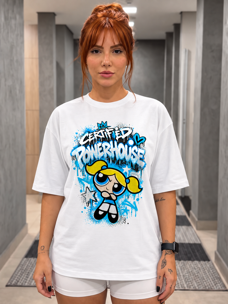 Kit 3 Camisetas Femininas Docinho/Florzinha/Lindinha - Certified Powerhouse