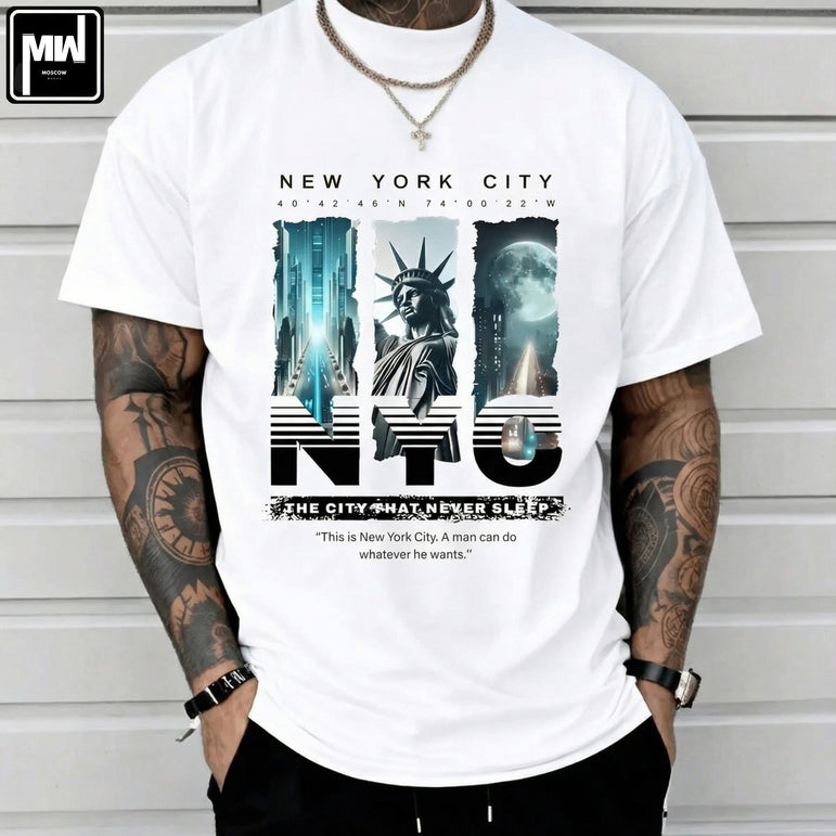 CAMISETA MASCULINA NEW YORK CITY