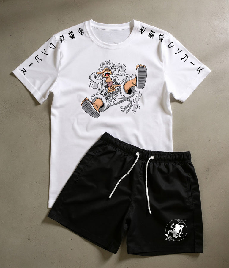 CONJUNTO CHAPÉU DE PALHA - LUFF GEAR 5 - ONE PIECE