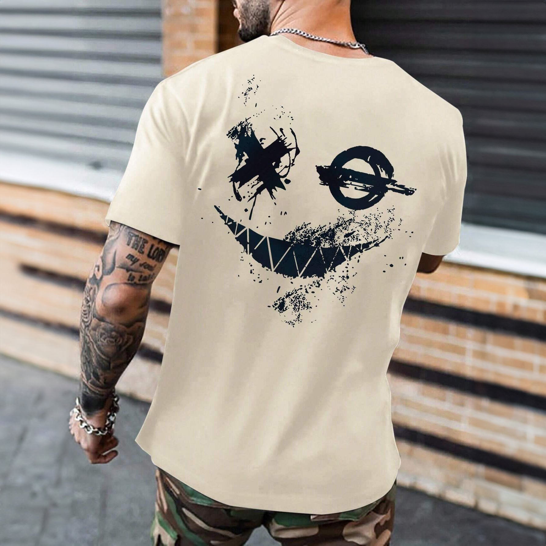Camiseta Masculina Smile X O T-shirt Manfinity Camisa 100% Algodão