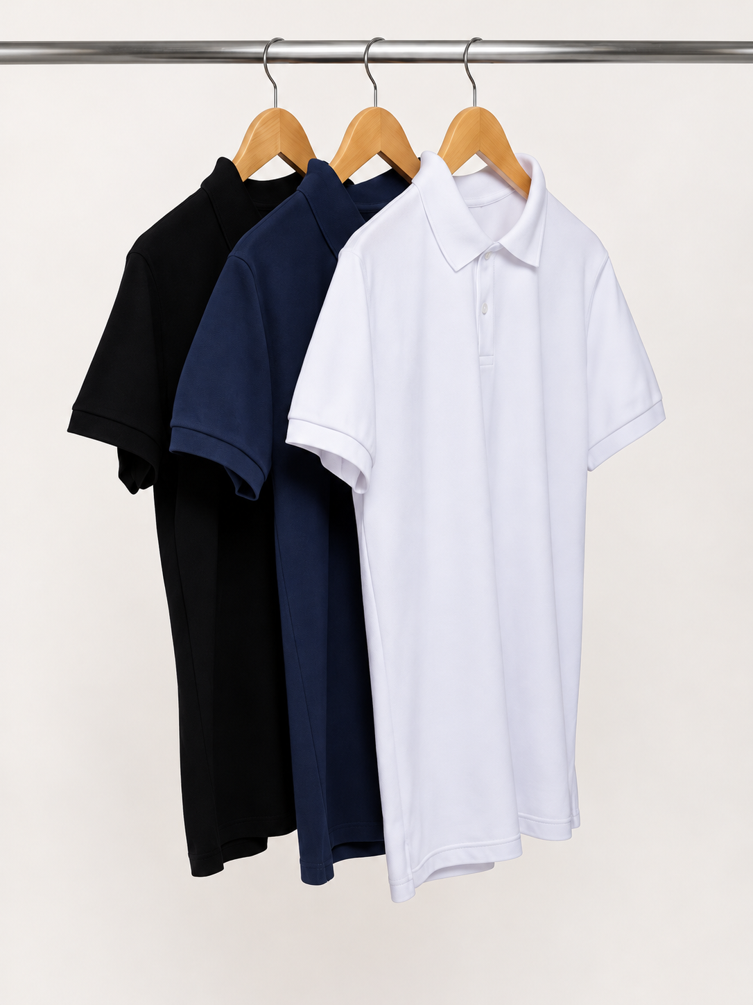 Kit 3 Camisas Polo Masculinas Piquet