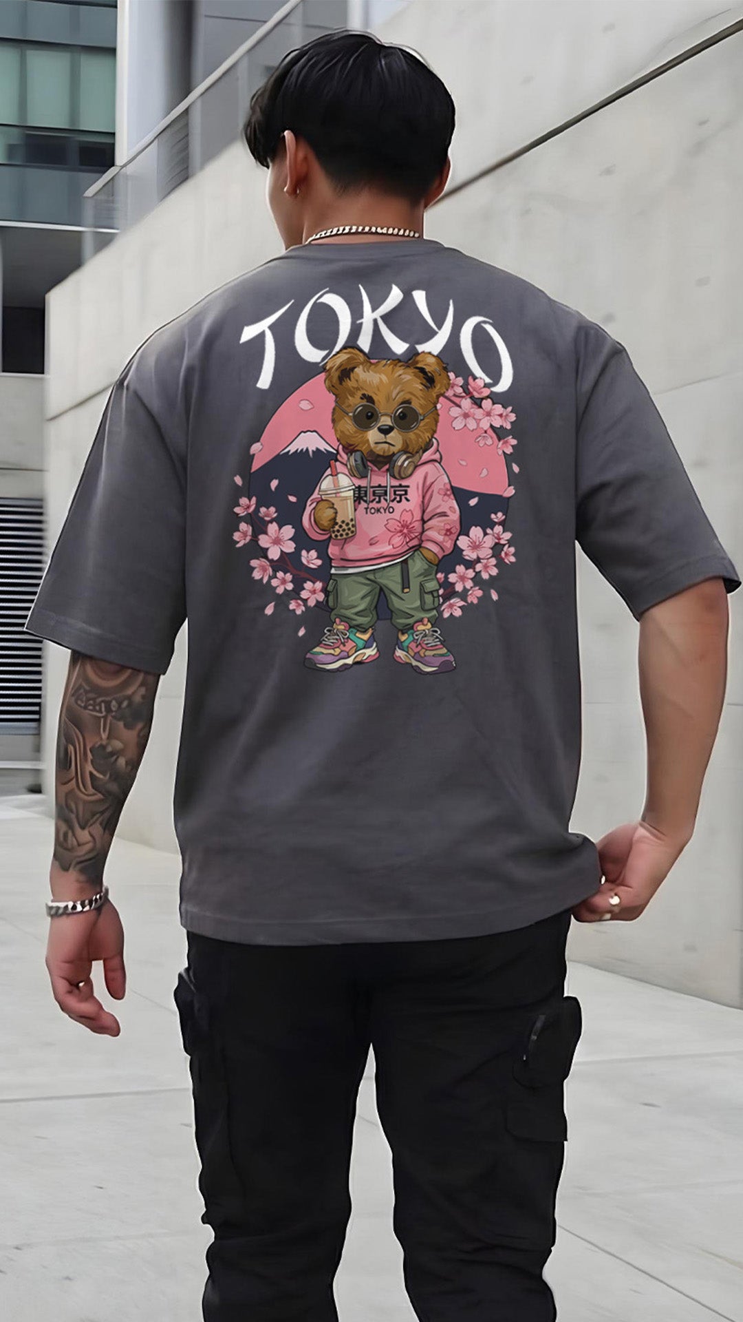 CAMISETA MASCULINA TOKYO BEAR