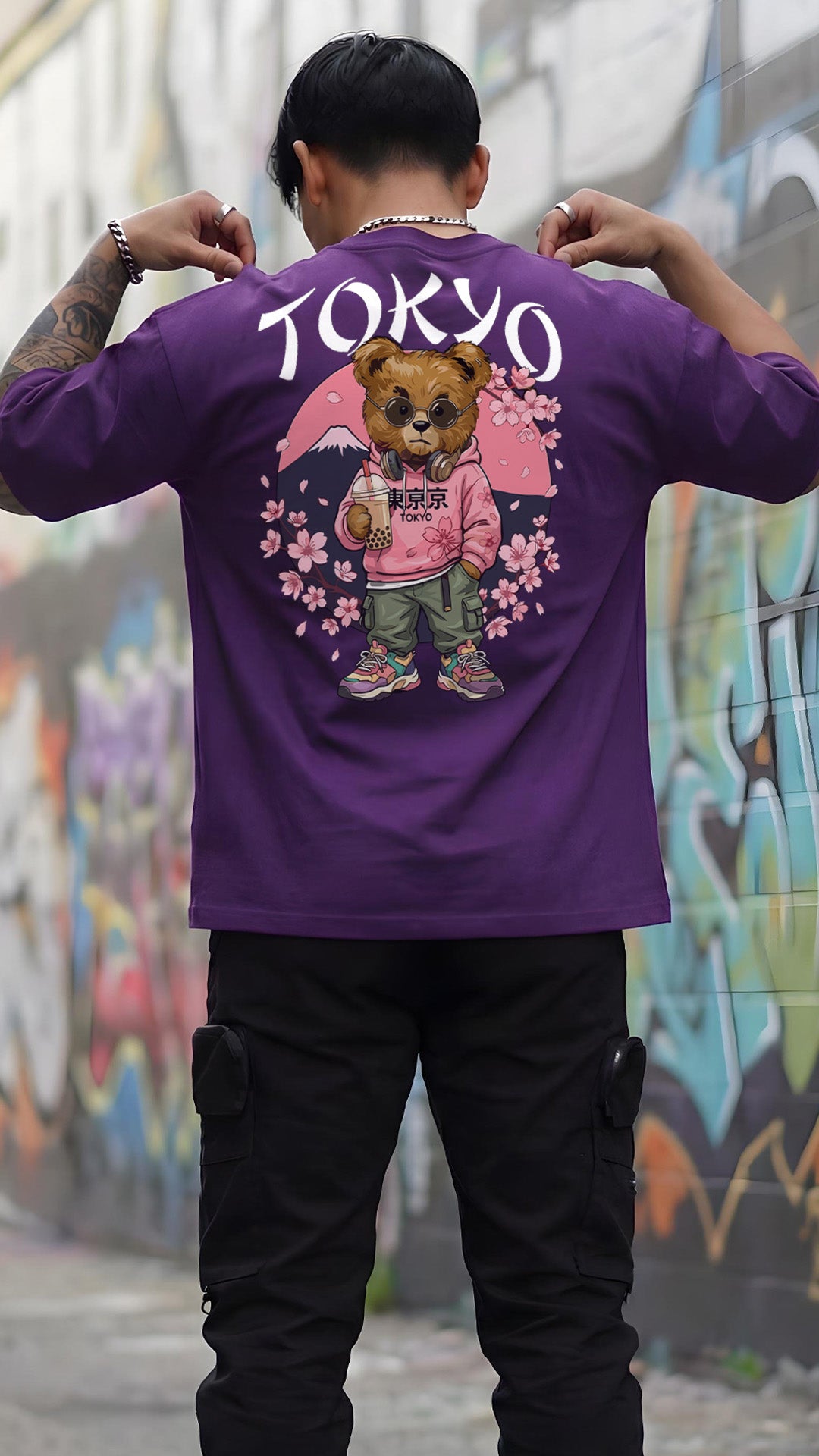 CAMISETA MASCULINA TOKYO BEAR