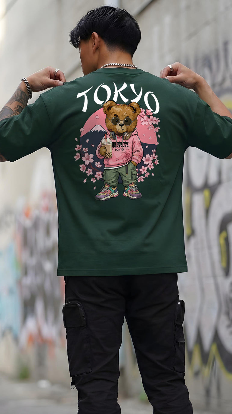 CAMISETA MASCULINA TOKYO BEAR