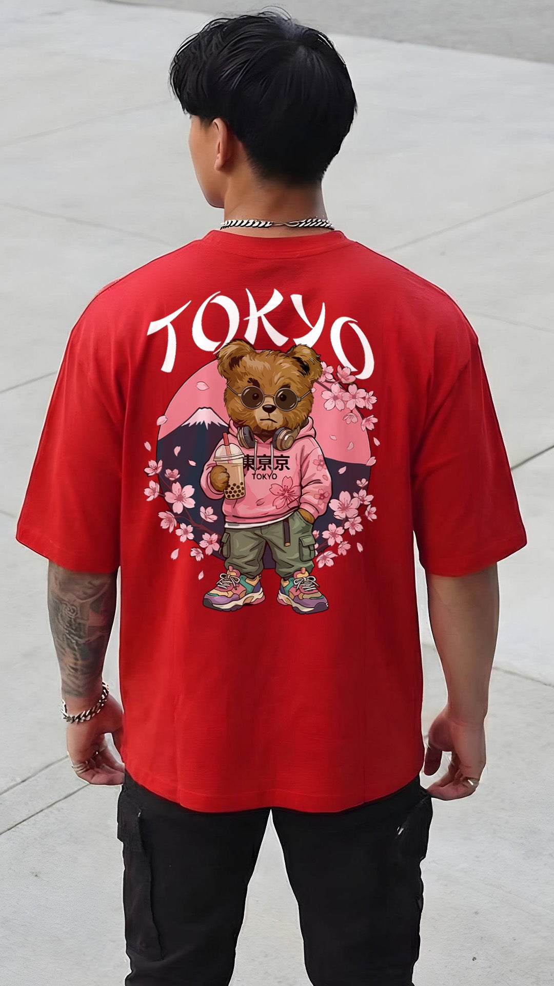 CAMISETA MASCULINA TOKYO BEAR