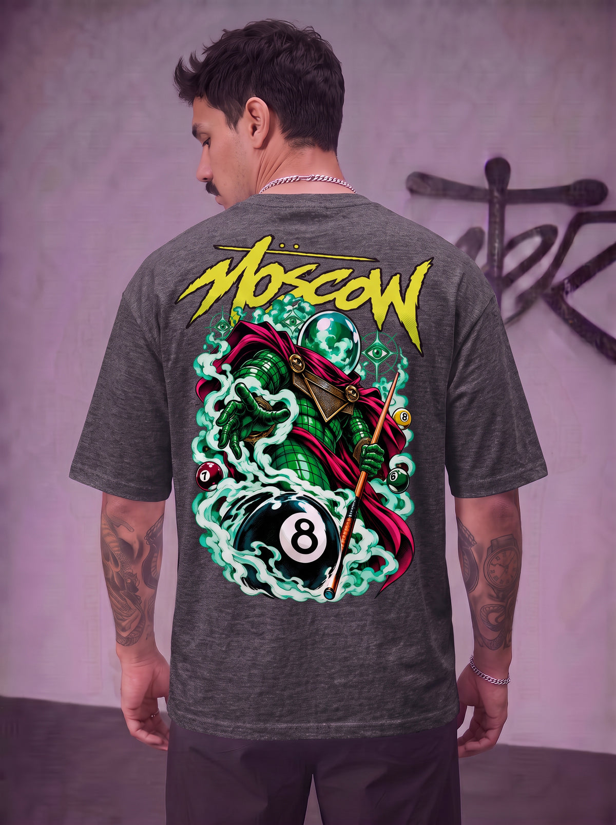 Camiseta Moscow Mystic 8 – Jogo, Mistério e Atitude