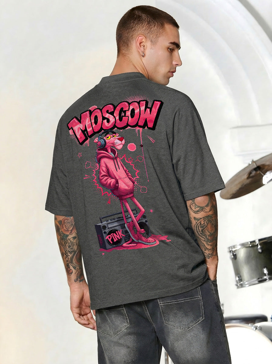 CAMISETA MASCULINA MOSCOW PINK PANTHER