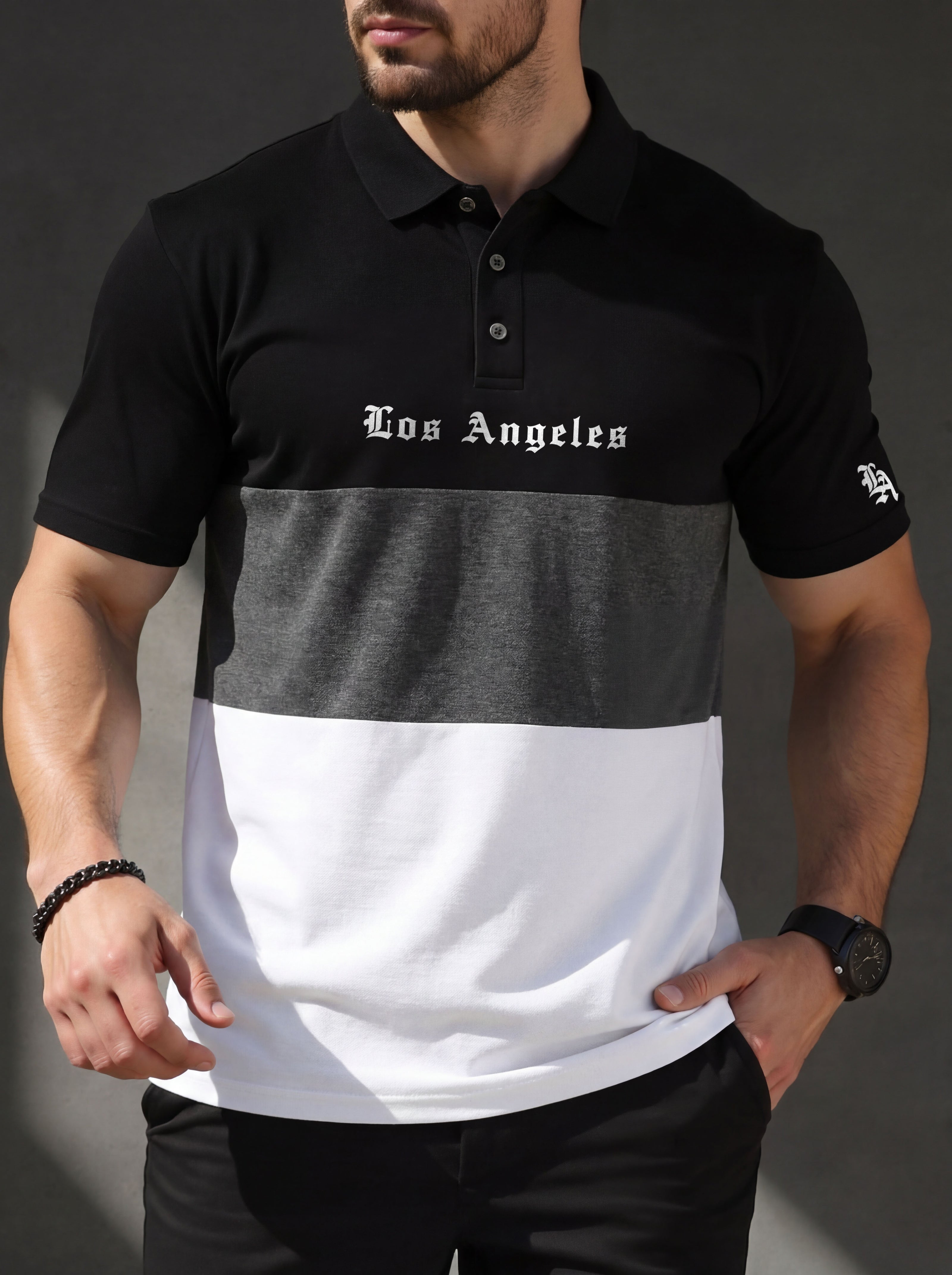 CAMISA POLO MASCULINA LOS ANGELES