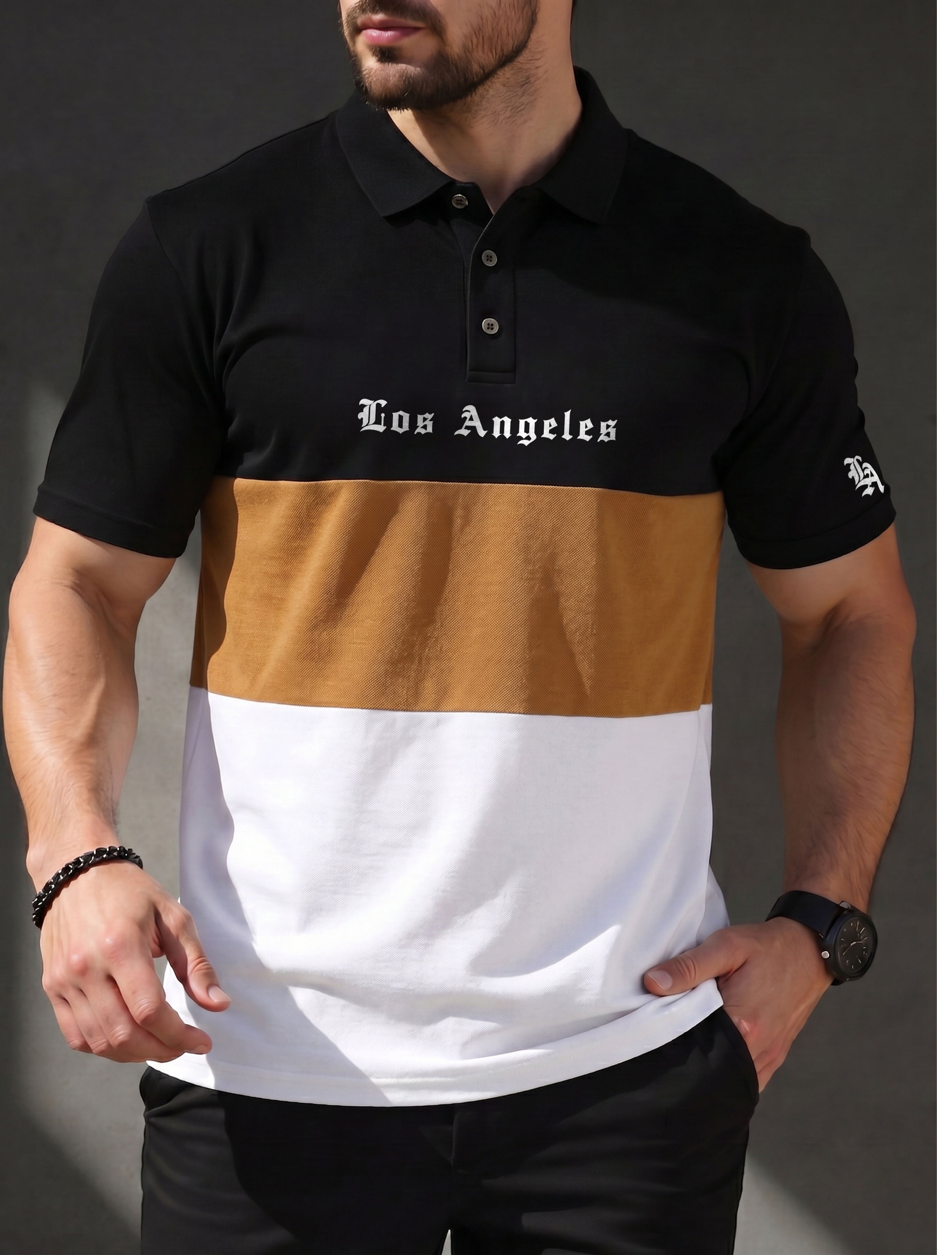 CAMISA POLO MASCULINA LOS ANGELES