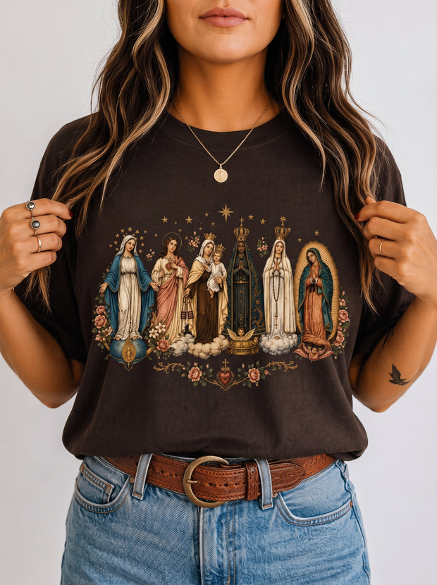 Camiseta Católica Nossa Senhora Feminina