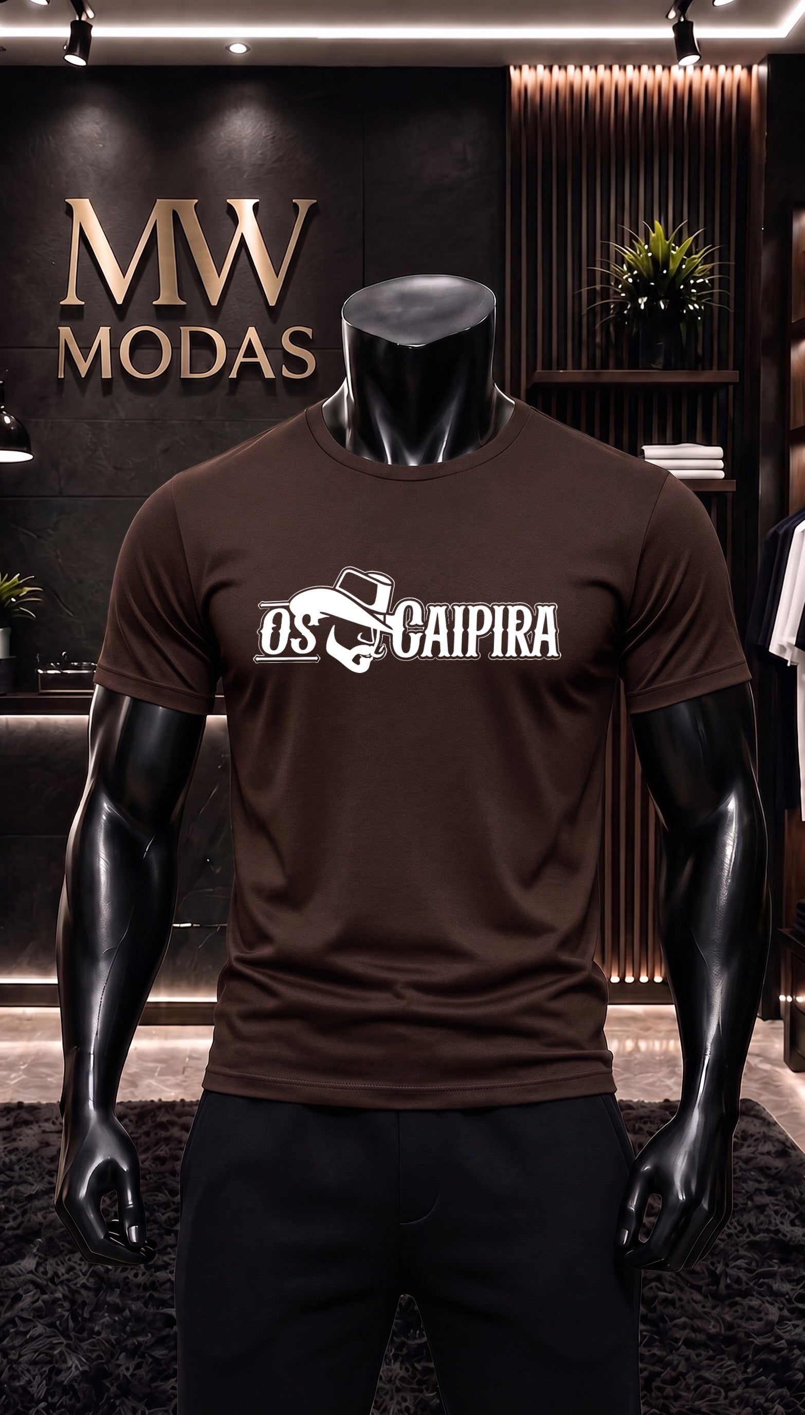 Camiseta Masculina Os Caipira Country Sertanejo MW Modas