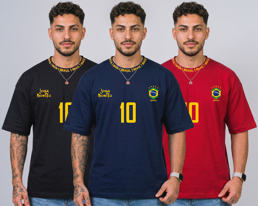 KIT CAMISETA JOGA BONITO