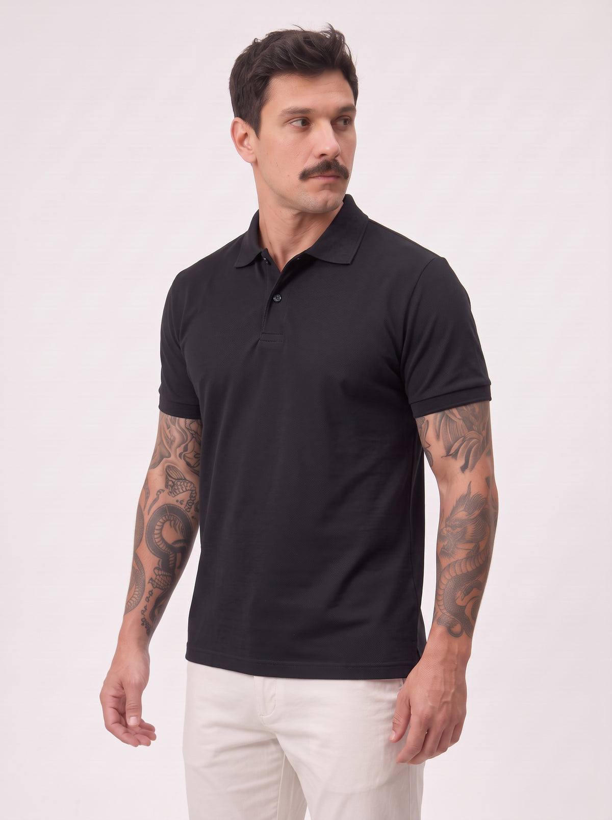 Camisa Polo Masculina Básica Piquet Manga Curta – Elegância e Conforto