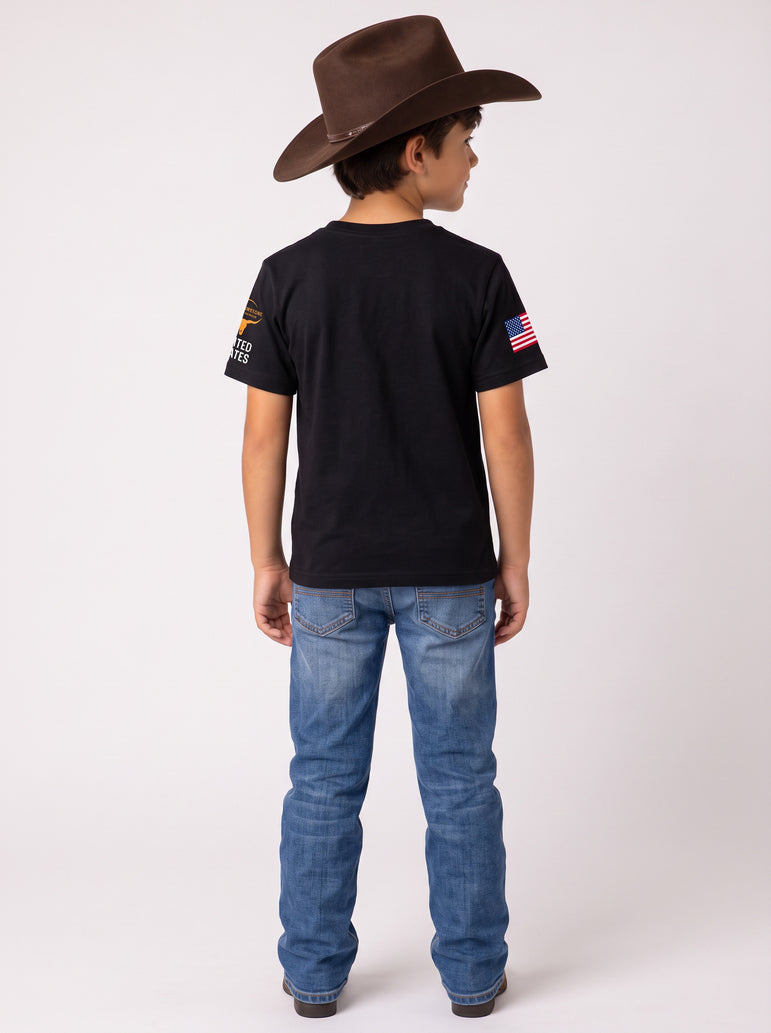Camiseta Infantil Yellowstone Dutton Ranch – Estilo Country Western