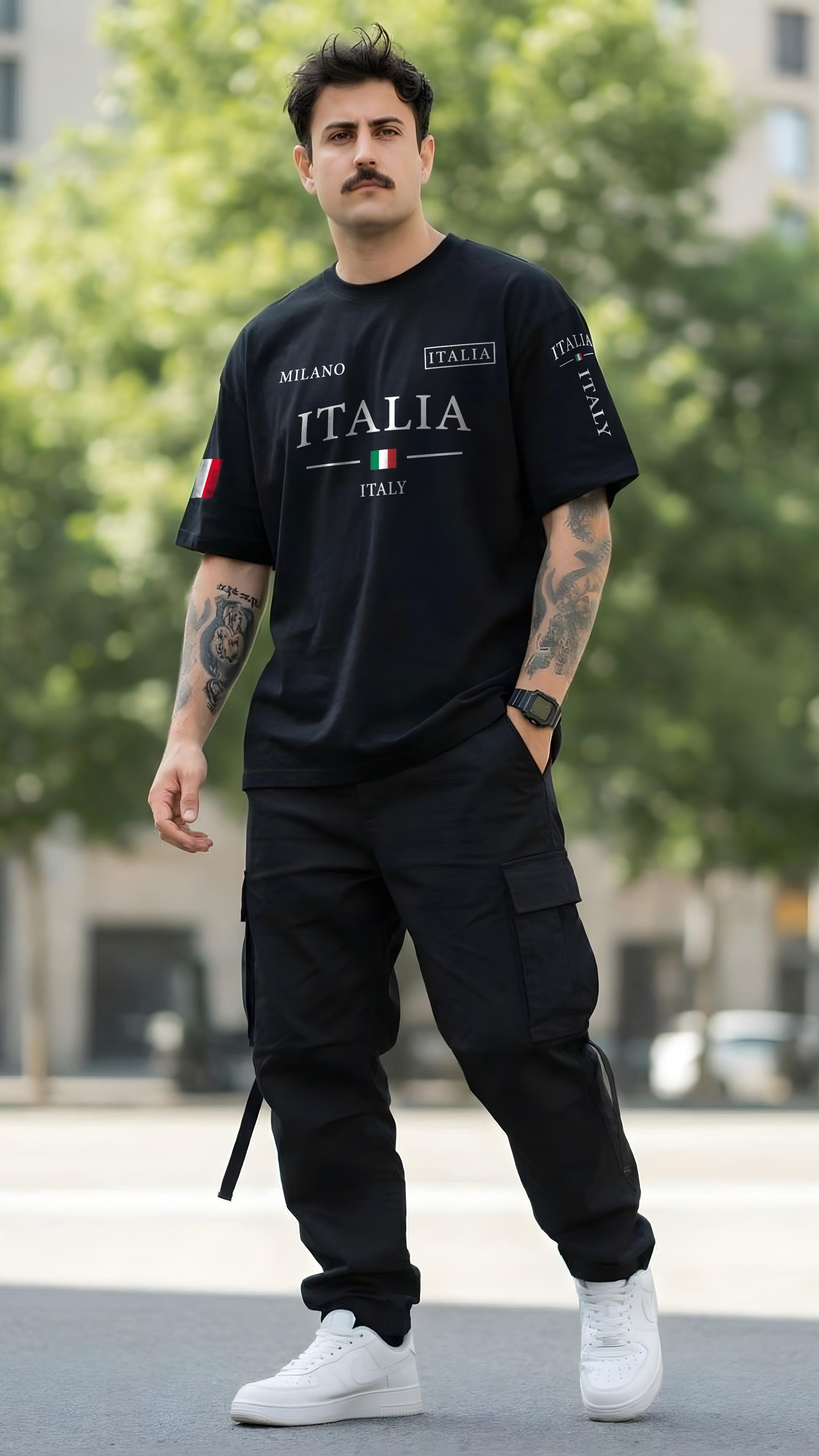 CAMISETA MILANO ITALIA