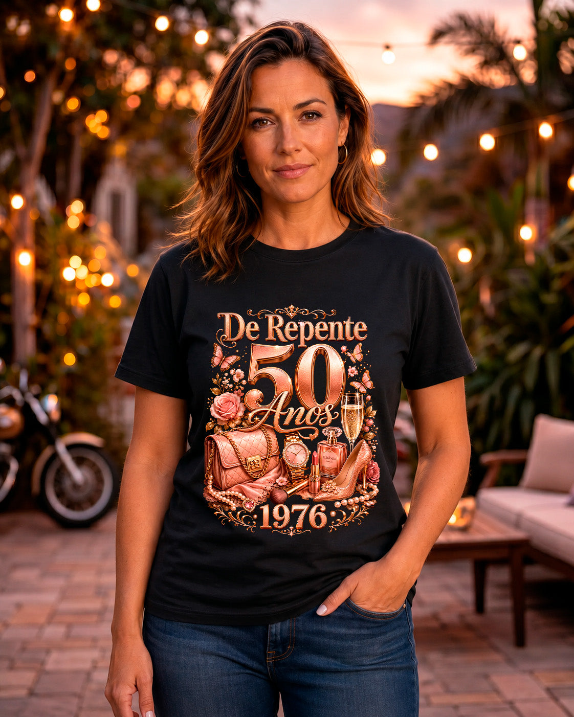 Camiseta Aniversário Feminina De Repente