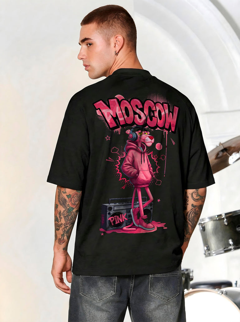 CAMISETA MASCULINA MOSCOW PINK PANTHER