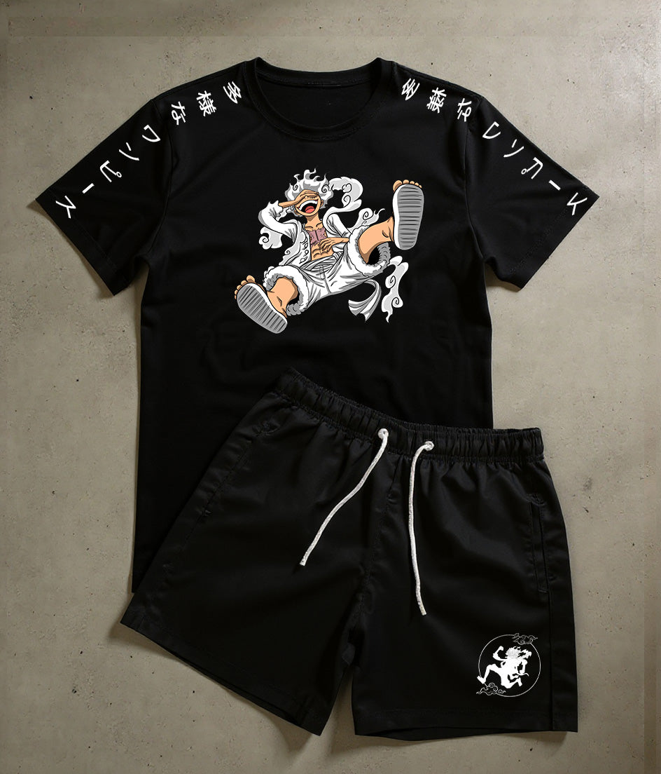 CONJUNTO CHAPÉU DE PALHA - LUFF GEAR 5 - ONE PIECE