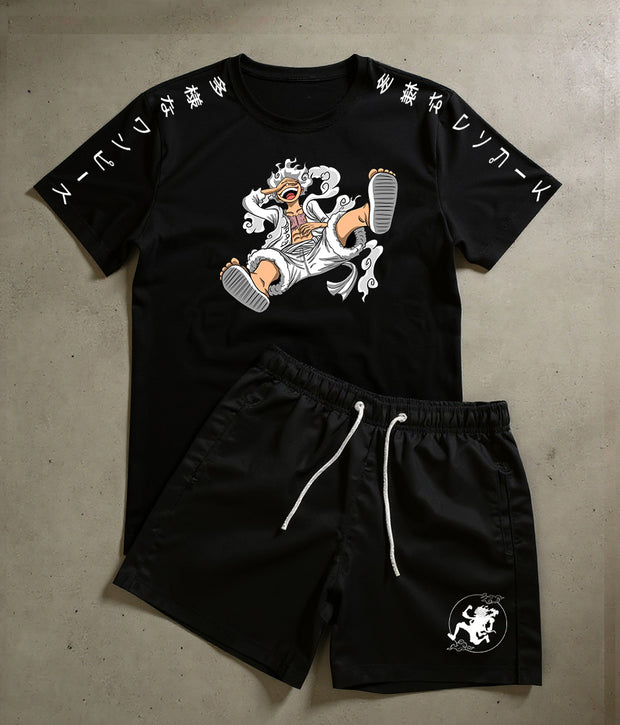 CONJUNTO CHAPÉU DE PALHA - LUFF GEAR 5 - ONE PIECE