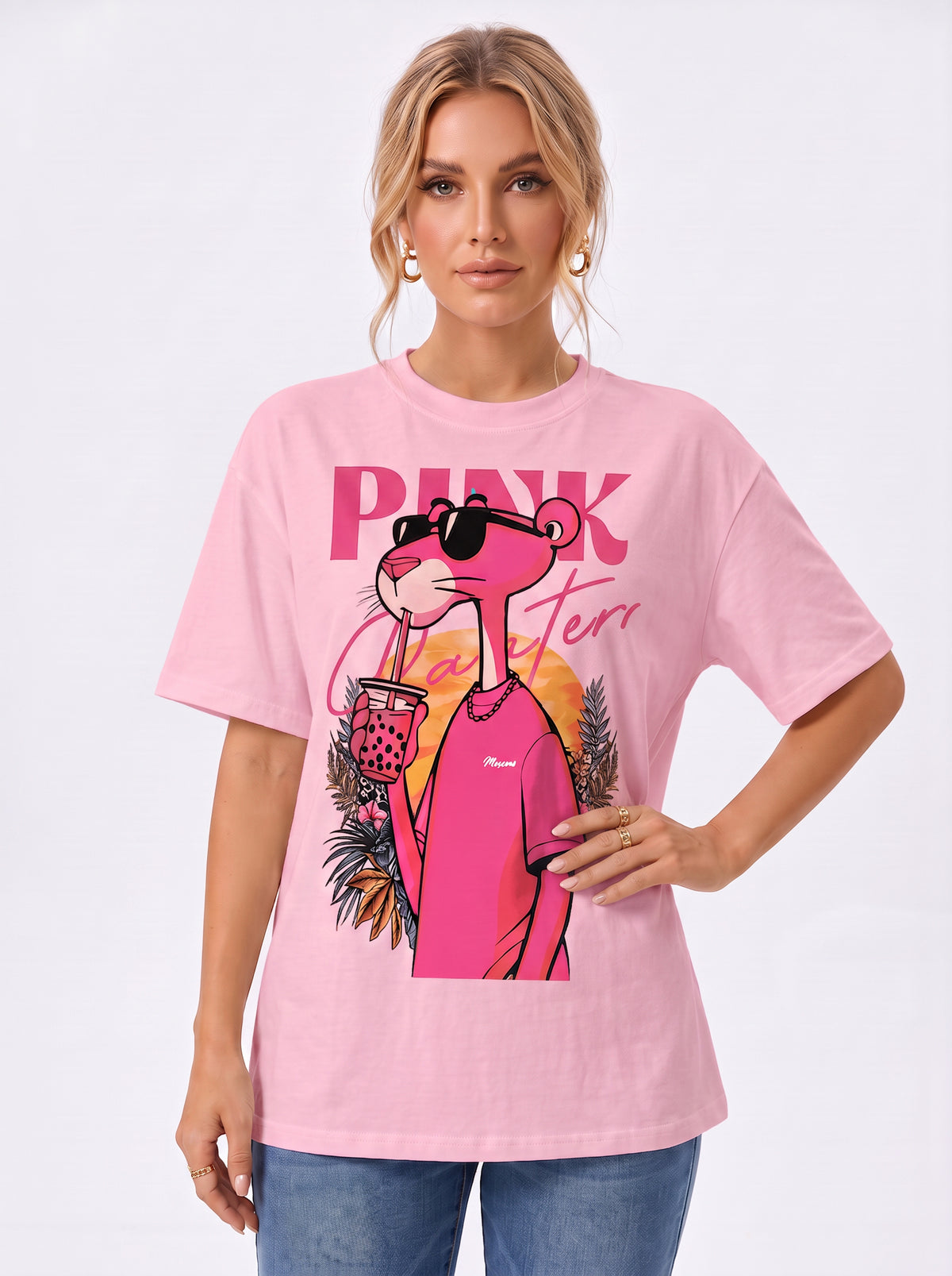 Camiseta Feminina Pink Vibes