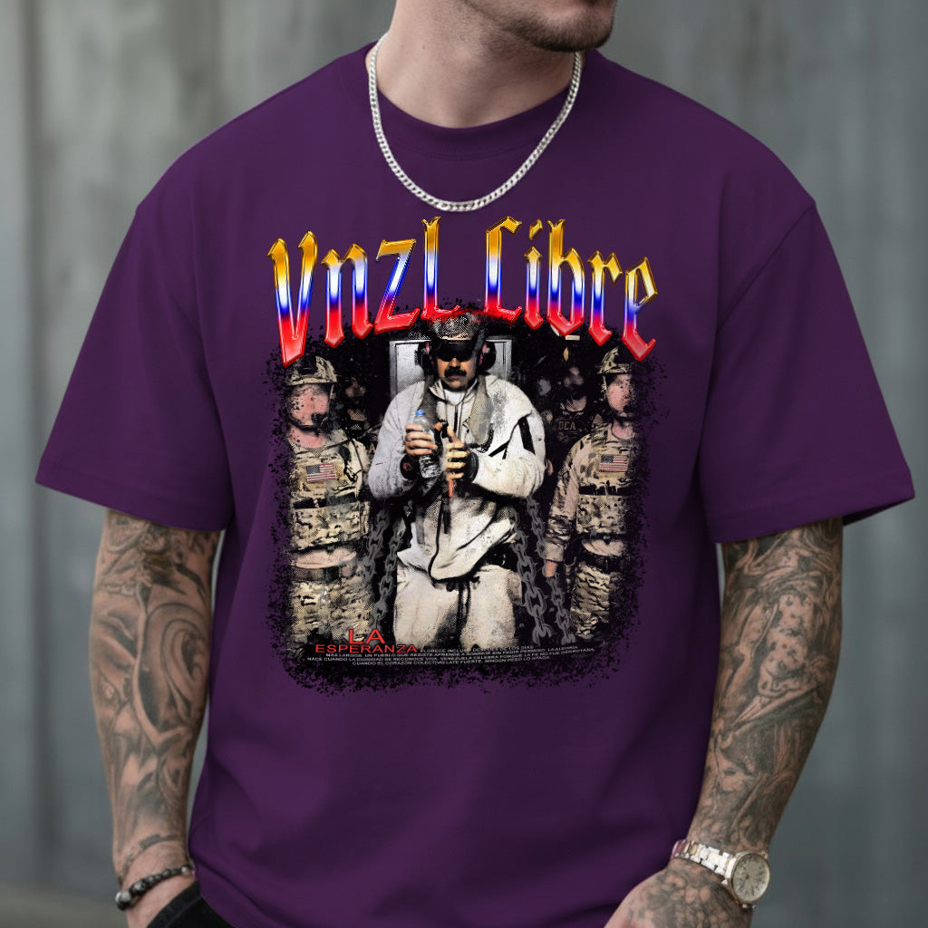 CAMISETA MASCULINA VNZL LIBRE MADURO