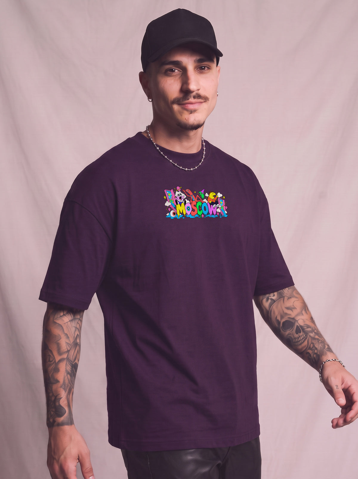 CAMISETA MASCULINA SMILING FRIENDS - COLOR CHAOS