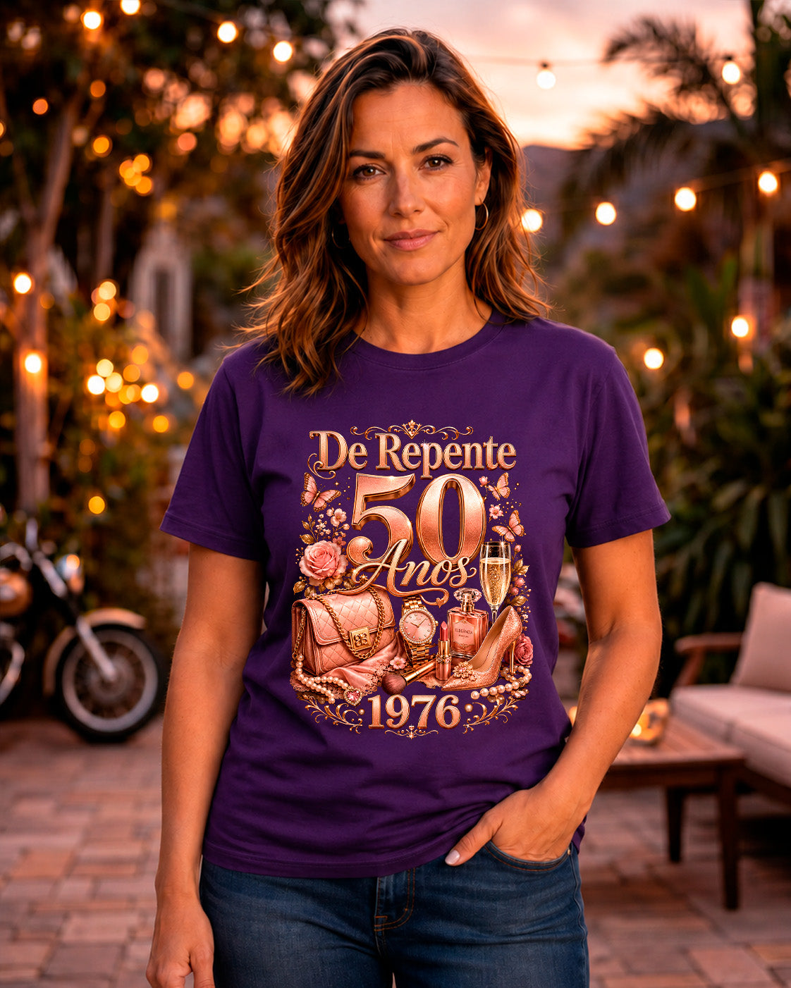 Camiseta Aniversário Feminina De Repente