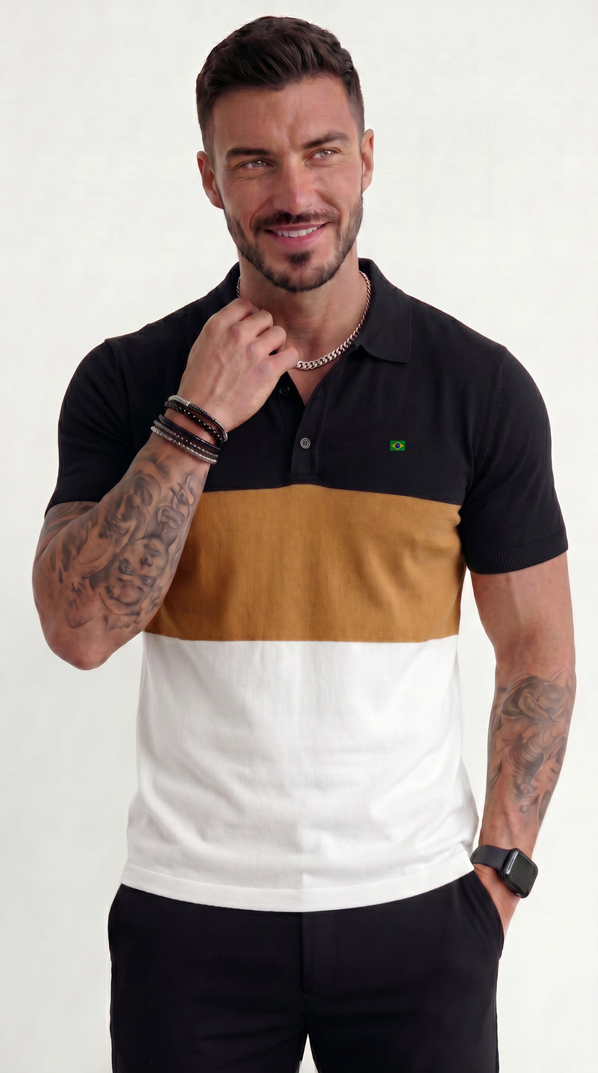 CAMISA POLO MASCULINA BRASIL CLASSIC