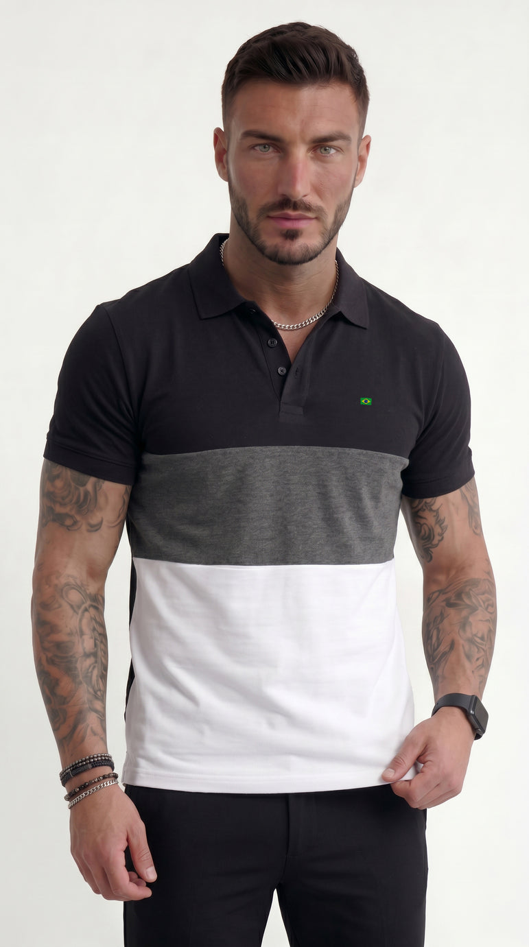 CAMISA POLO MASCULINA BRASIL CLASSIC