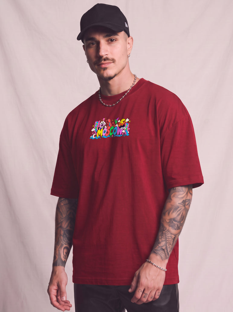 CAMISETA MASCULINA SMILING FRIENDS - COLOR CHAOS