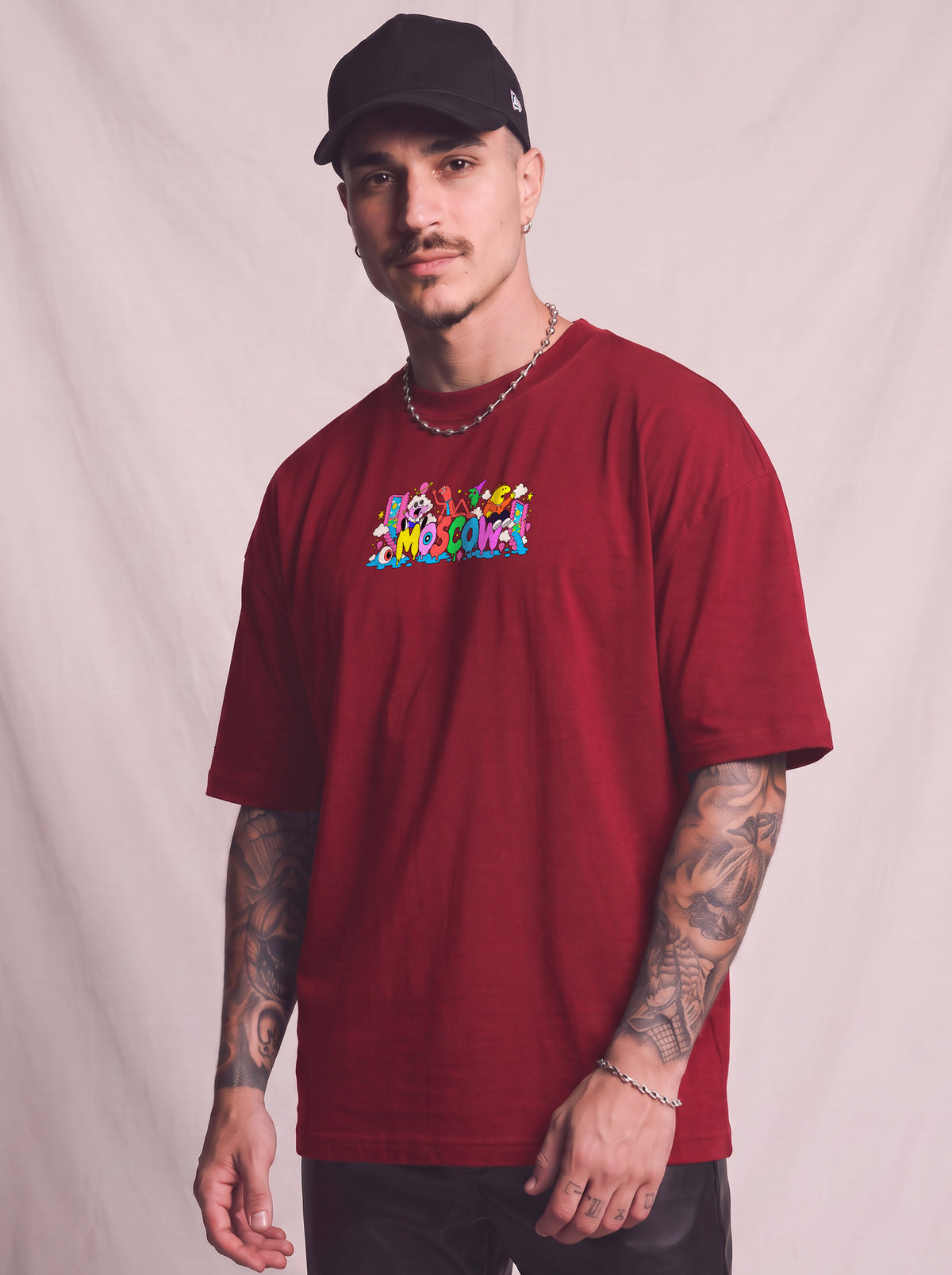 CAMISETA MASCULINA SMILING FRIENDS - COLOR CHAOS