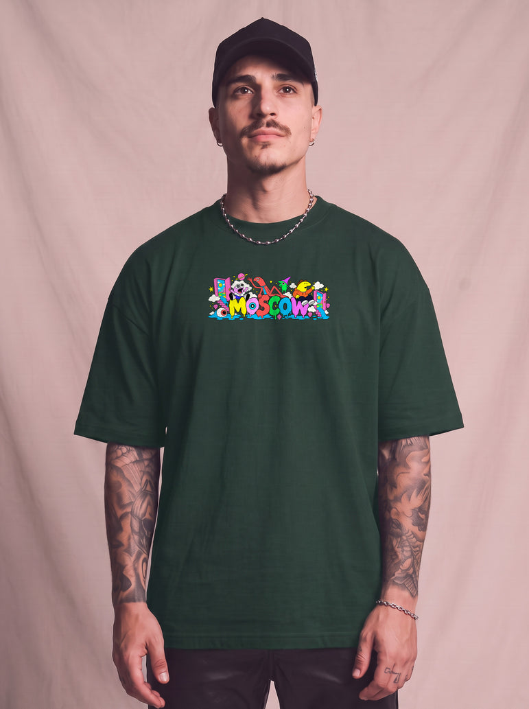 CAMISETA MASCULINA SMILING FRIENDS - COLOR CHAOS