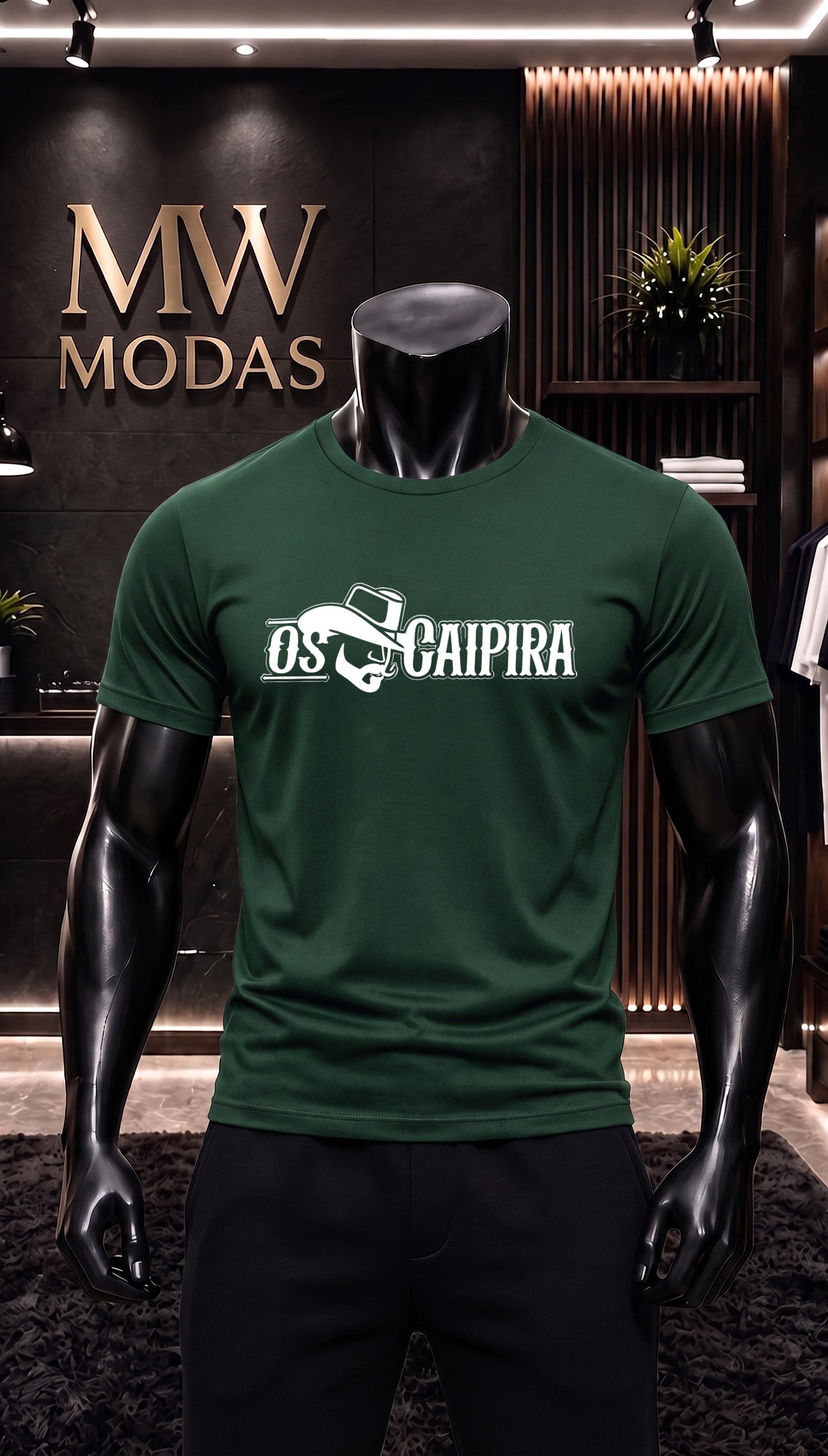 Camiseta Masculina Os Caipira Country Sertanejo MW Modas