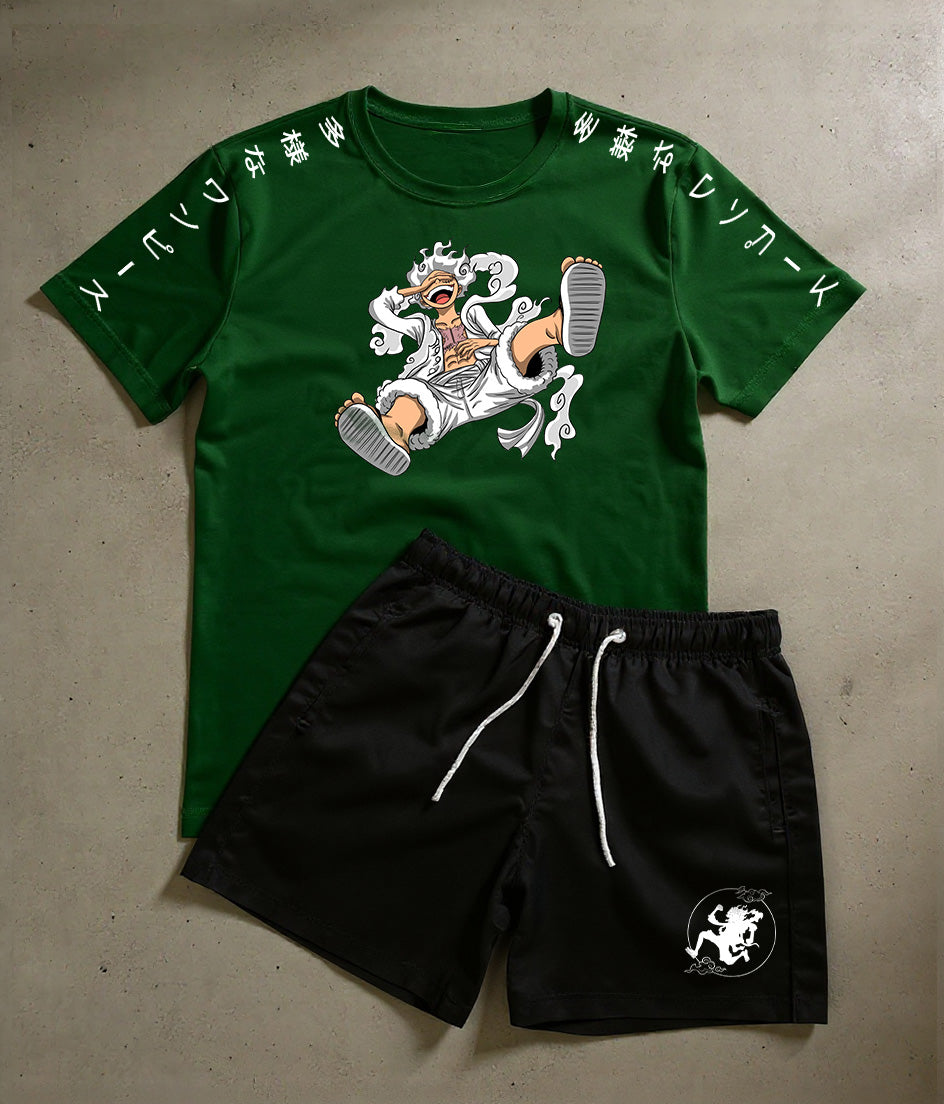 CONJUNTO CHAPÉU DE PALHA - LUFF GEAR 5 - ONE PIECE