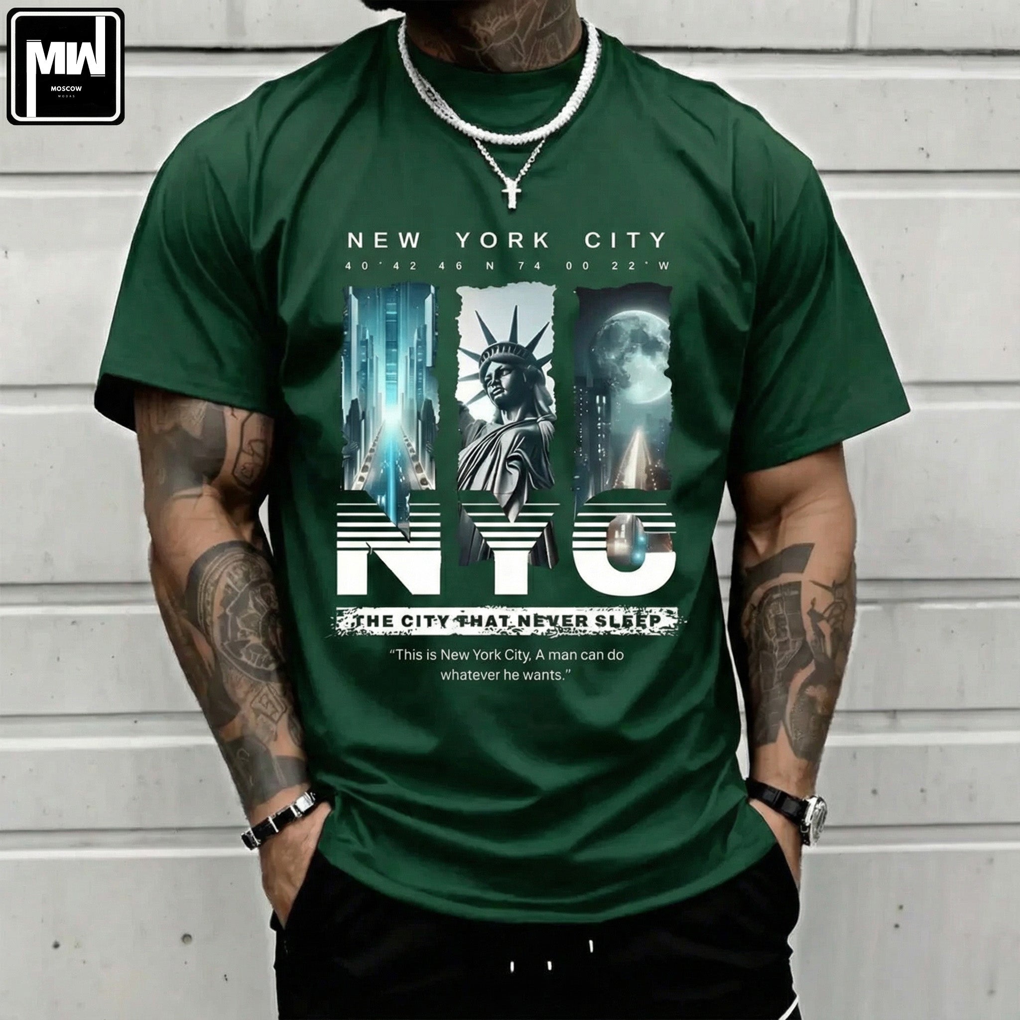 CAMISETA MASCULINA NEW YORK CITY