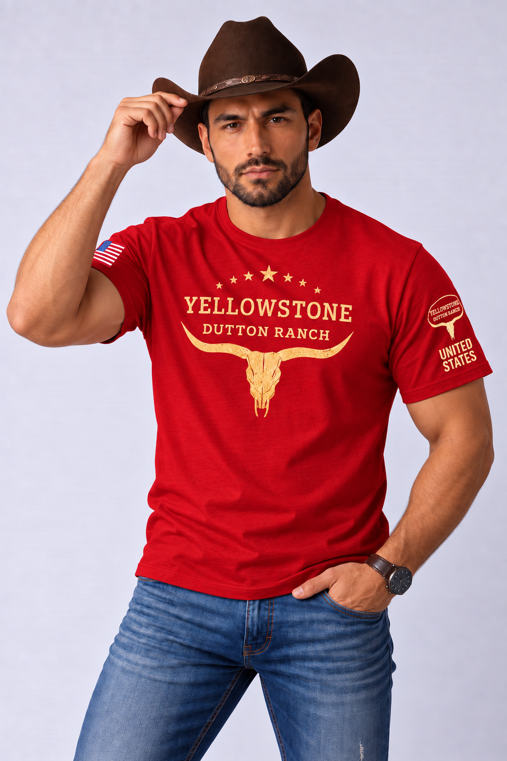 Camiseta Yellowstone Dutton Ranch – Estilo Western Country