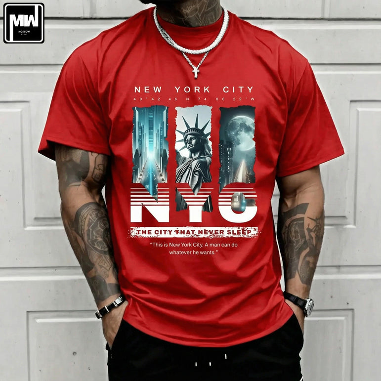 CAMISETA MASCULINA NEW YORK CITY