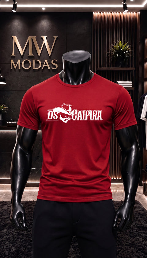 Camiseta Masculina Os Caipira Country Sertanejo MW Modas