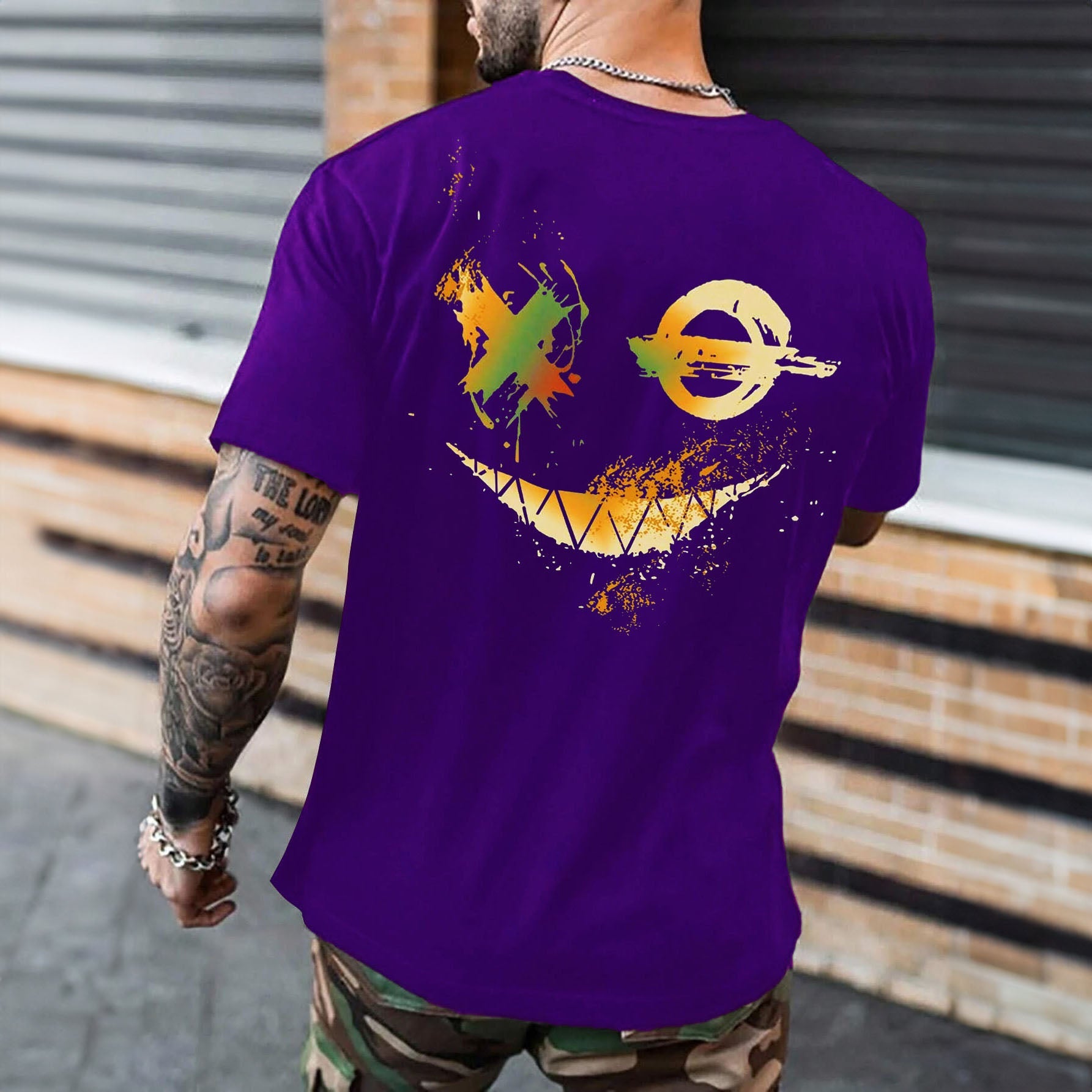 Camiseta Masculina Smile X O T-shirt Manfinity Camisa 100% Algodão