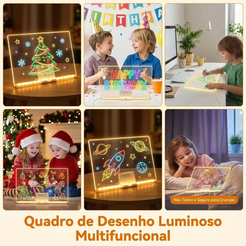 Lousa Mágica LED Infantil — Menos Tela, Mais Imaginação