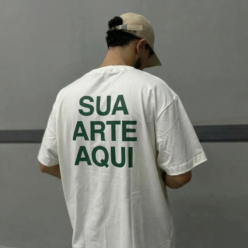 CAMISETA PERSONALIZADA FRENTE/COSTA