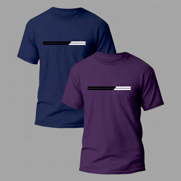 Kit Paris Azul-marinho + Roxo