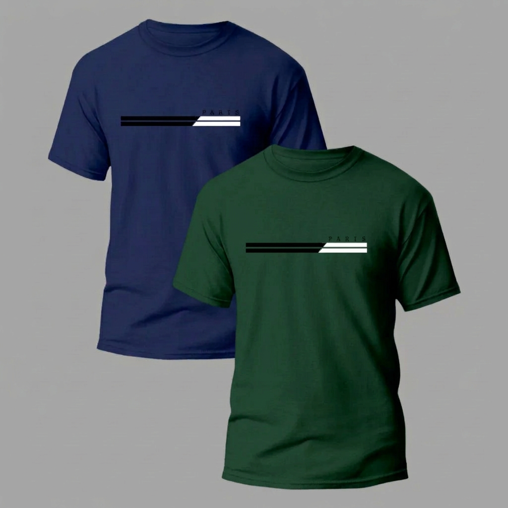 Kit Paris Azul-marinho + Verde