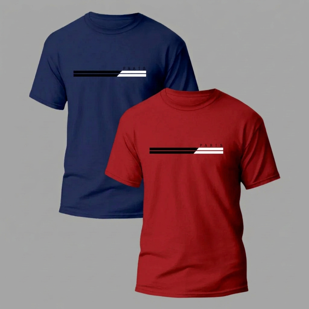 Kit Paris Azul-marinho + Vermelho