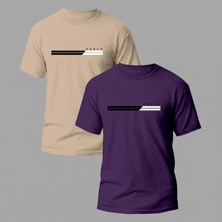 Kit Paris Bege + Roxo