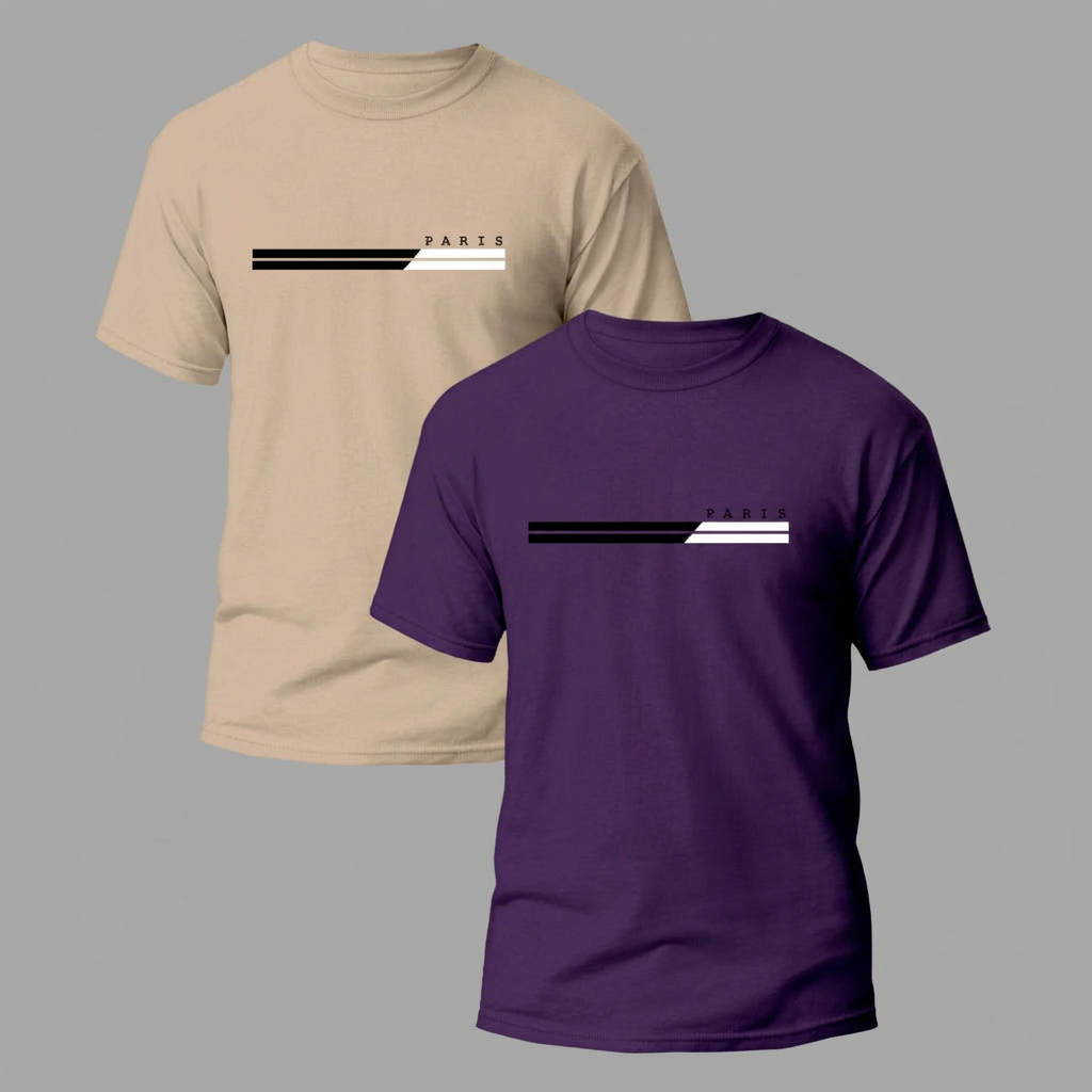 Kit Paris Bege + Roxo