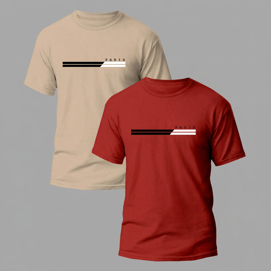 Kit Paris Bege + Vermelho