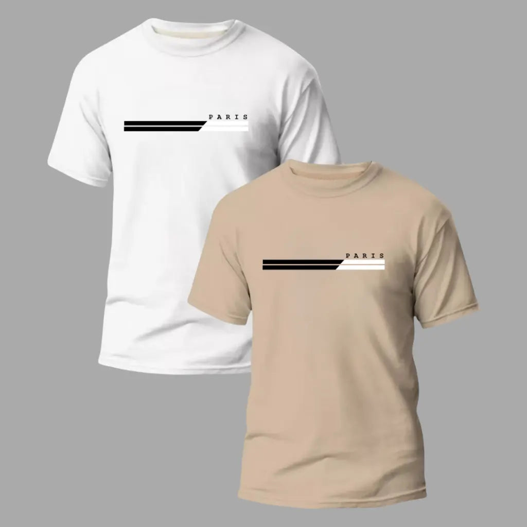 Kit Paris Branco + Bege