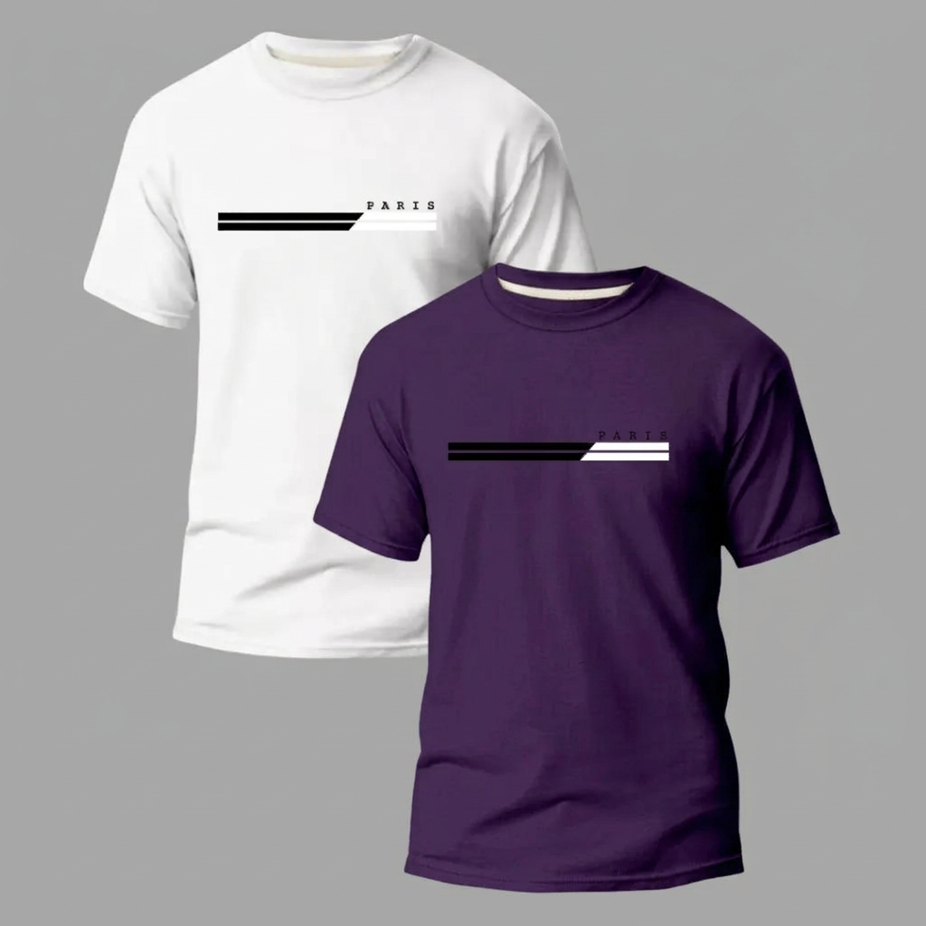 Kit Paris Branco + Roxo