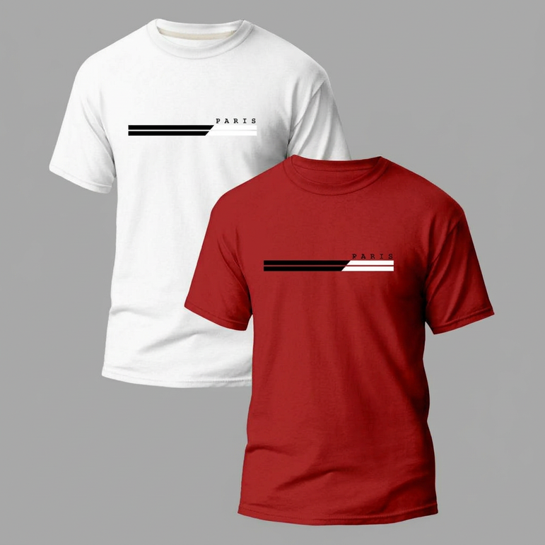 Kit Paris Branco + Vermelho